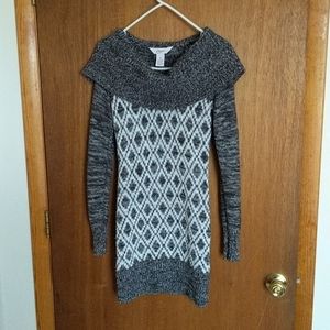 Knitted sweater dress